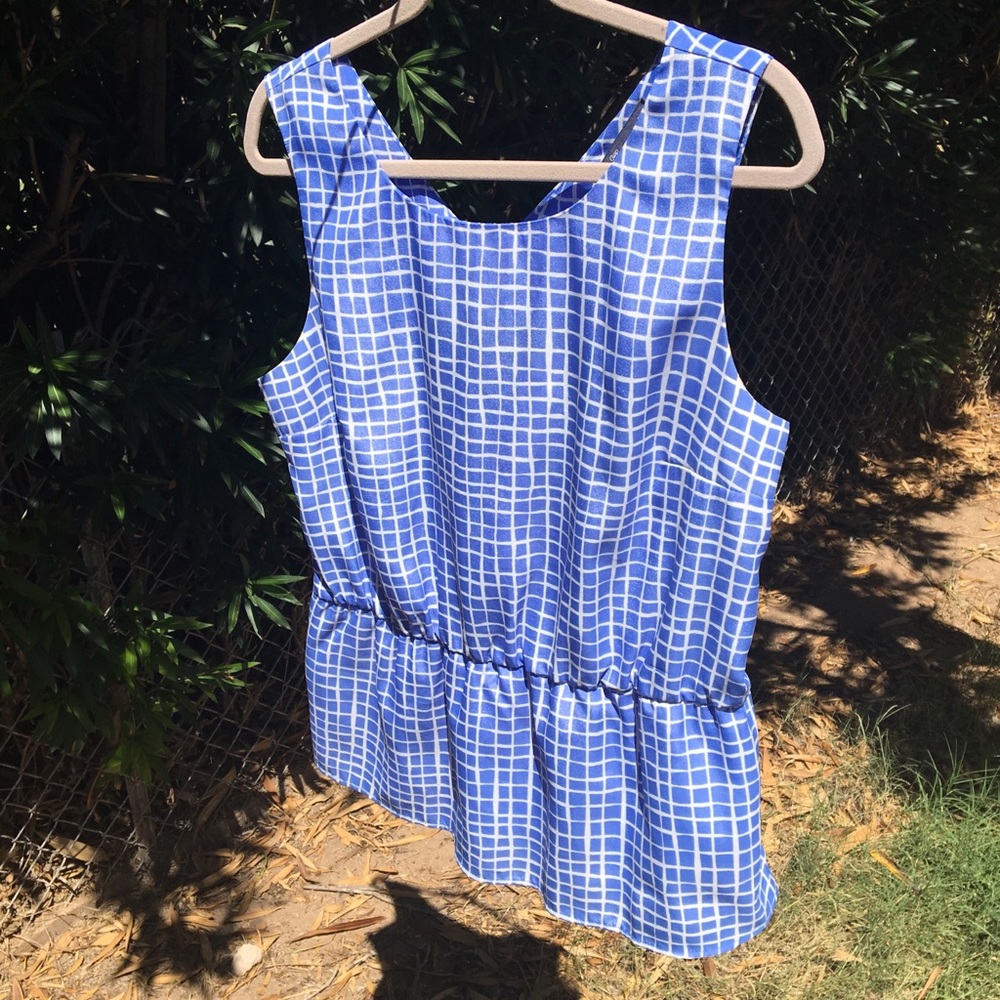 Gap Cross-back Peplum Top